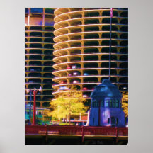 Chicago Circle Decks Signed Print