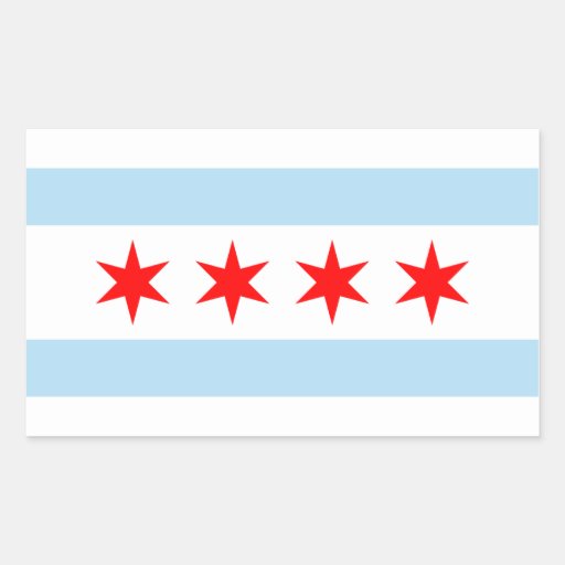 Chicago Flag Stickers