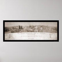 Chicago, IL Fire Photo 1871 Print