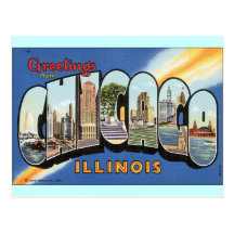 Chicago Illinois Vintage Postcard