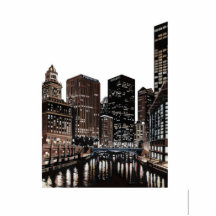 Chicago River Photo Sculpture