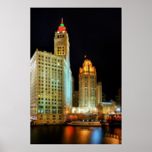 CHICAGO RIVER POSTER