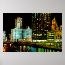 CHICAGO RIVER POSTER
