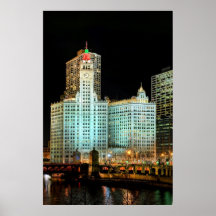 CHICAGO RIVER PRINT