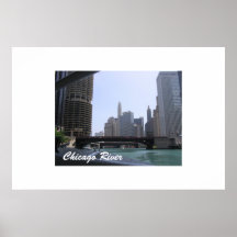 Chicago River Poster