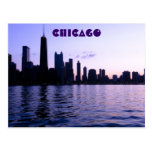 Chicago skyline postcard