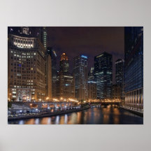 Chicago Skyline Poster