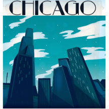 Chicago Skyscrapers Photo Cut Outs