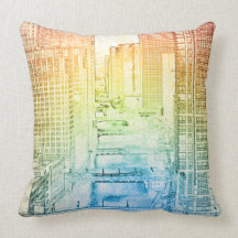 Chicago Throw Pillow