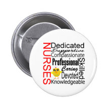 Chick Humour - Nurses Recognition Collage Button