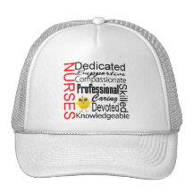 Chick Humour - Nurses Recognition Collage Trucker Hat