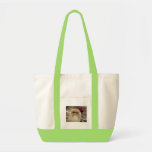 Chick in Pansy Garden Canvas Bags