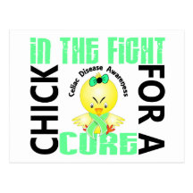Chick In The Fight Celiac Disease Post Cards
