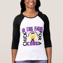 Chick In The Fight Crohn's Disease Tee Shirts