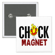 Chick Magnet Pins