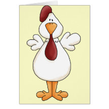 Chicken Greeting Card