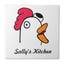 Chicken Head Kitchen Tile
