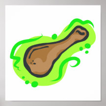 Chicken Leg Print