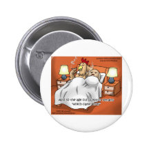 Chicken Or Egg Came 1st? Funny Gifts & Tees Pinback Button