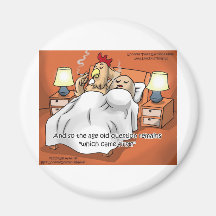 Chicken Or Egg Came 1st? Funny Gifts & Tees Fridge Magnets