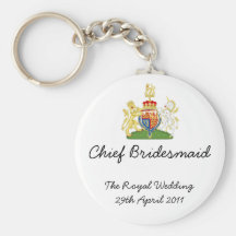 Chief Bridesmaid - Royal Wedding souvenir keychain