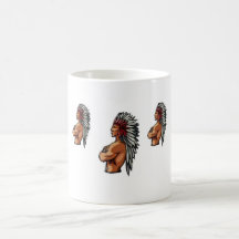 chief,s head mug