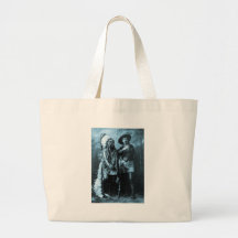 Chief Sitting Bull and Buffalo Bill 1895 Canvas Bags
