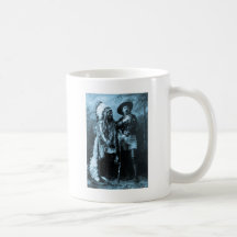 Chief Sitting Bull and Buffalo Bill 1895 Mugs