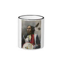 Chief Strikes With Nose, Oglala Sioux  1899 Mugs