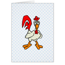 Chiggy Chicken Greeting Card