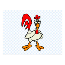 Chiggy Chicken Post Card