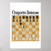 Chigorin Defence Print