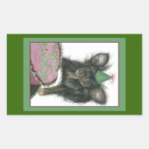 Chihuahua Birthday Stickers