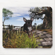 Chihuahua Kawaii Scene 4 Mouse Pads