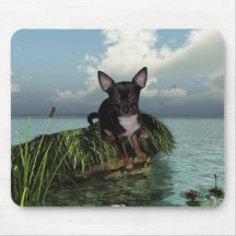 Chihuahua Kawaii Scene 6 Mouse Mats