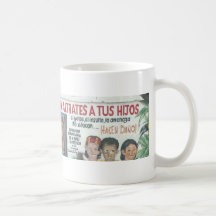 Child abuse poster (mural), Ecudaor Mug