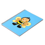 Child bee spiral note book