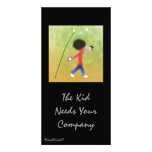 Child in Nature Personalised Photo Card
