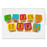 Child Life "Blocks" Notecards