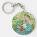 Child with an Orange by Vincent van Gogh Keychain