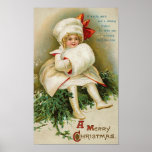 Child with Muff Poster