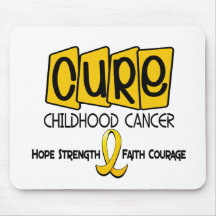 Childhood Cancer Awareness CURE Mousepads
