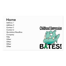 Childhood Despression BITES Business Cards