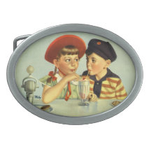 Childhood Sweethearts Belt Buckle