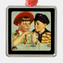 Childhood Sweethearts Christmas Tree Ornaments