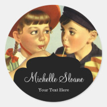 Childhood Sweethearts Stickers