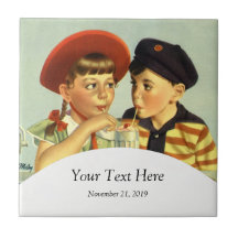 Childhood Sweethearts Tile
