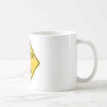 Children at Play Highway Sign Coffee Mugs