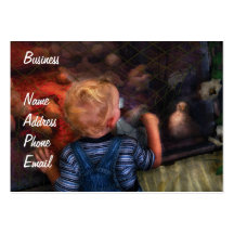 Children - Look at the baby Business Card Template