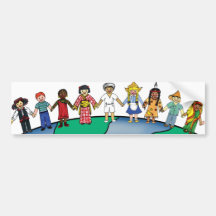 Children of the World Bumper Stickers